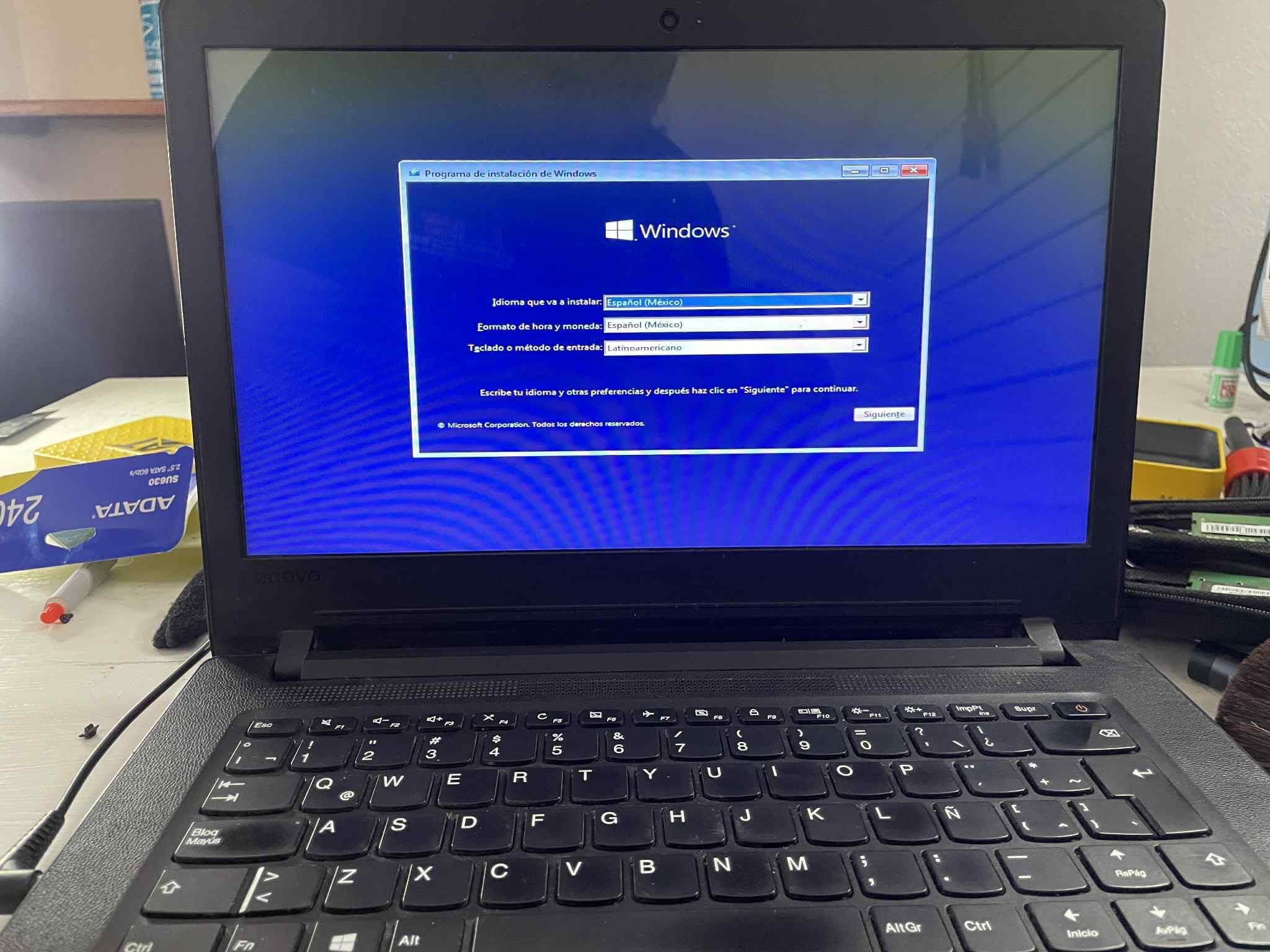 Instalación y configuración de Windows